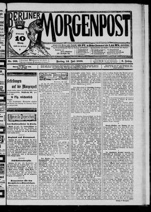Berliner Morgenpost vom 14.07.1899
