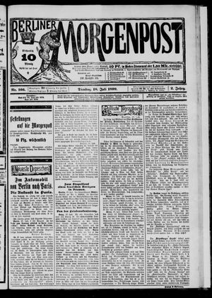 Berliner Morgenpost vom 18.07.1899