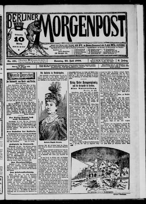 Berliner Morgenpost vom 23.07.1899