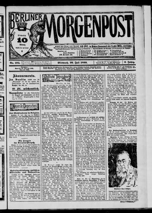 Berliner Morgenpost vom 26.07.1899