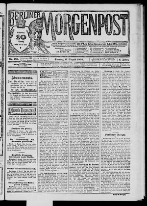 Berliner Morgenpost vom 06.08.1899
