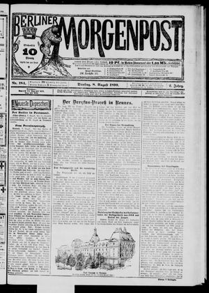Berliner Morgenpost vom 08.08.1899