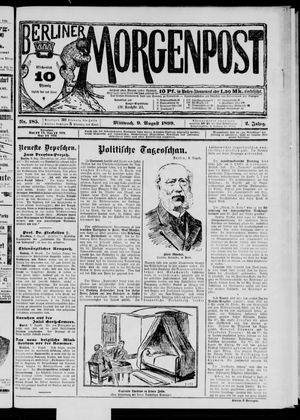Berliner Morgenpost vom 09.08.1899