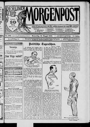 Berliner Morgenpost vom 10.08.1899