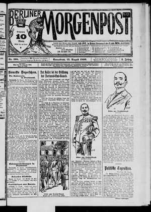 Berliner Morgenpost vom 12.08.1899