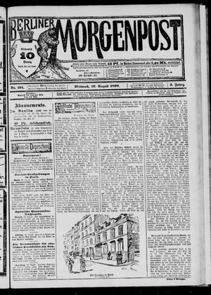 Berliner Morgenpost vom 16.08.1899