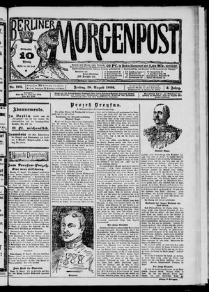 Berliner Morgenpost vom 18.08.1899