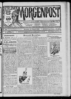 Berliner Morgenpost vom 19.08.1899