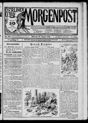 Berliner Morgenpost vom 23.08.1899