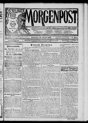 Berliner Morgenpost vom 24.08.1899