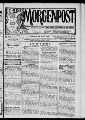Berliner Morgenpost vom 24.08.1899
