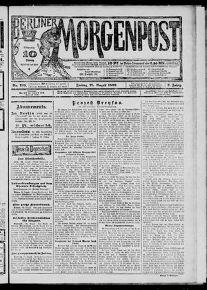 Berliner Morgenpost vom 25.08.1899