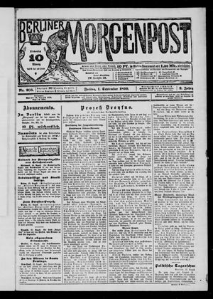 Berliner Morgenpost vom 01.09.1899