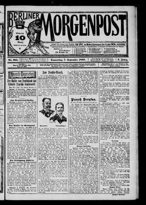 Berliner Morgenpost vom 07.09.1899