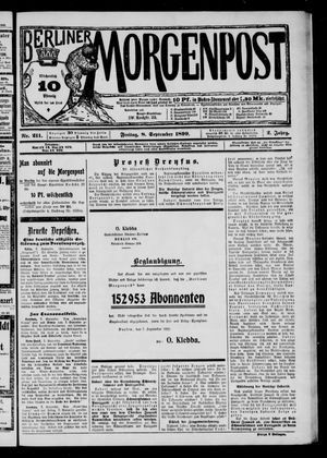 Berliner Morgenpost vom 08.09.1899