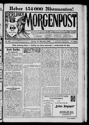 Berliner Morgenpost vom 15.09.1899
