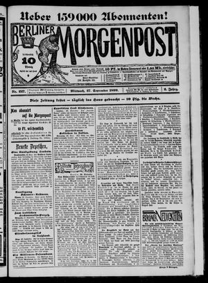 Berliner Morgenpost vom 27.09.1899