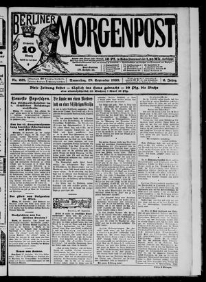 Berliner Morgenpost vom 28.09.1899