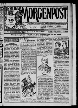 Berliner Morgenpost vom 21.10.1899
