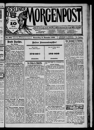 Berliner Morgenpost vom 09.11.1899