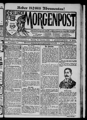 Berliner Morgenpost vom 12.11.1899
