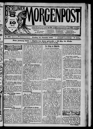 Berliner Morgenpost vom 14.11.1899