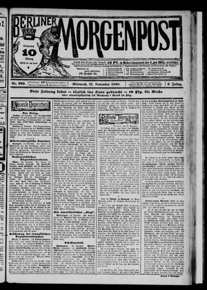 Berliner Morgenpost vom 15.11.1899