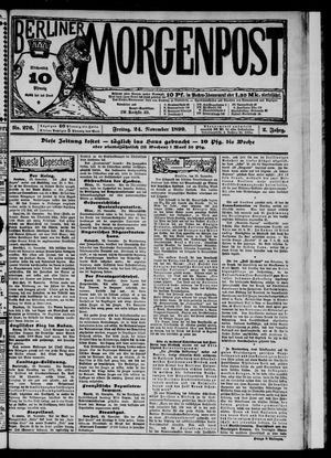 Berliner Morgenpost on Nov 24, 1899