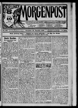 Berliner Morgenpost vom 25.11.1899