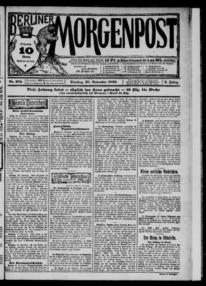 Berliner Morgenpost vom 28.11.1899