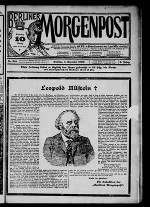 Berliner Morgenpost vom 05.12.1899