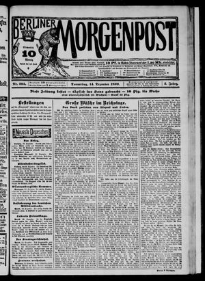 Berliner Morgenpost vom 14.12.1899
