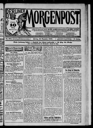 Berliner Morgenpost vom 15.12.1899