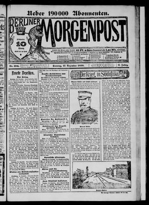 Berliner Morgenpost vom 17.12.1899