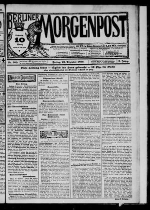 Berliner Morgenpost vom 22.12.1899