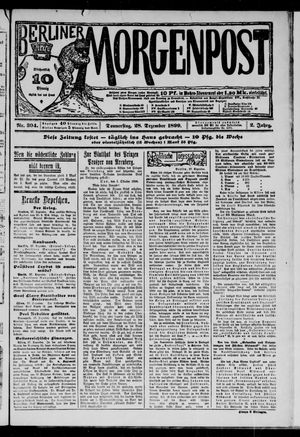 Berliner Morgenpost vom 28.12.1899