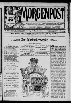 Berliner Morgenpost vom 31.12.1899