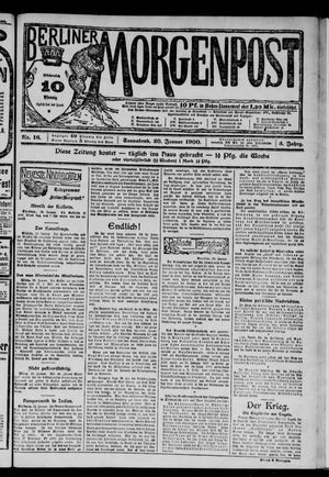 Berliner Morgenpost on Jan 20, 1900