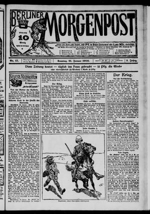 Berliner Morgenpost vom 21.01.1900