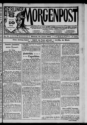 Berliner Morgenpost on Jan 24, 1900