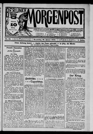 Berliner Morgenpost vom 25.01.1900
