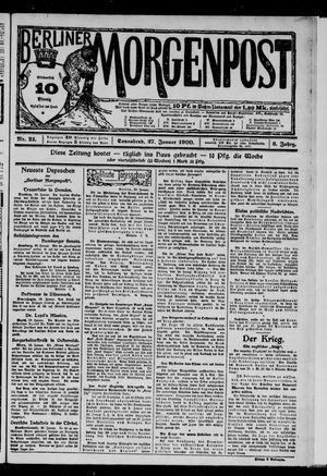 Berliner Morgenpost vom 27.01.1900