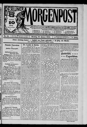 Berliner Morgenpost vom 30.01.1900