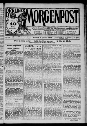 Berliner Morgenpost on Feb 7, 1900