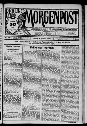 Berliner Morgenpost vom 09.02.1900