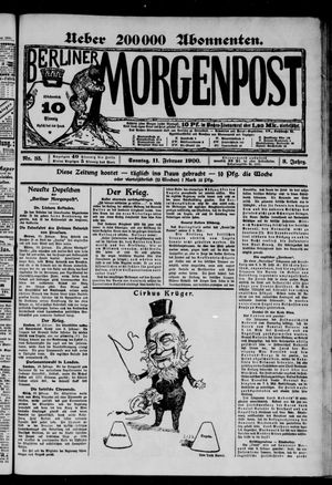 Berliner Morgenpost on Feb 11, 1900