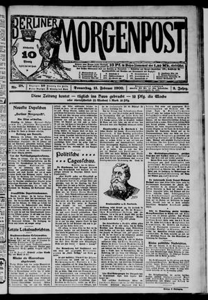 Berliner Morgenpost vom 15.02.1900