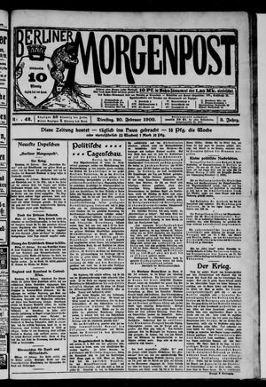 Berliner Morgenpost on Feb 20, 1900