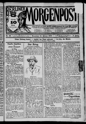 Berliner Morgenpost vom 24.02.1900