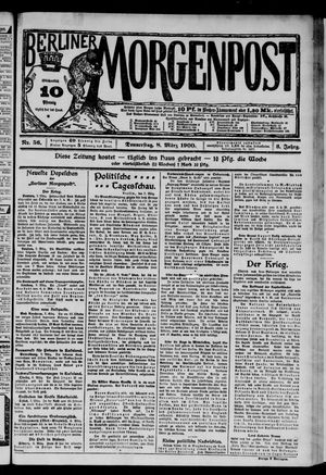 Berliner Morgenpost vom 08.03.1900